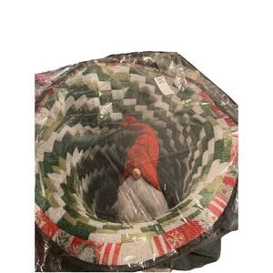 Santa Claus Christmas 3D Area Rug 13 In Diameter Christmas Decor ￼ Table Center